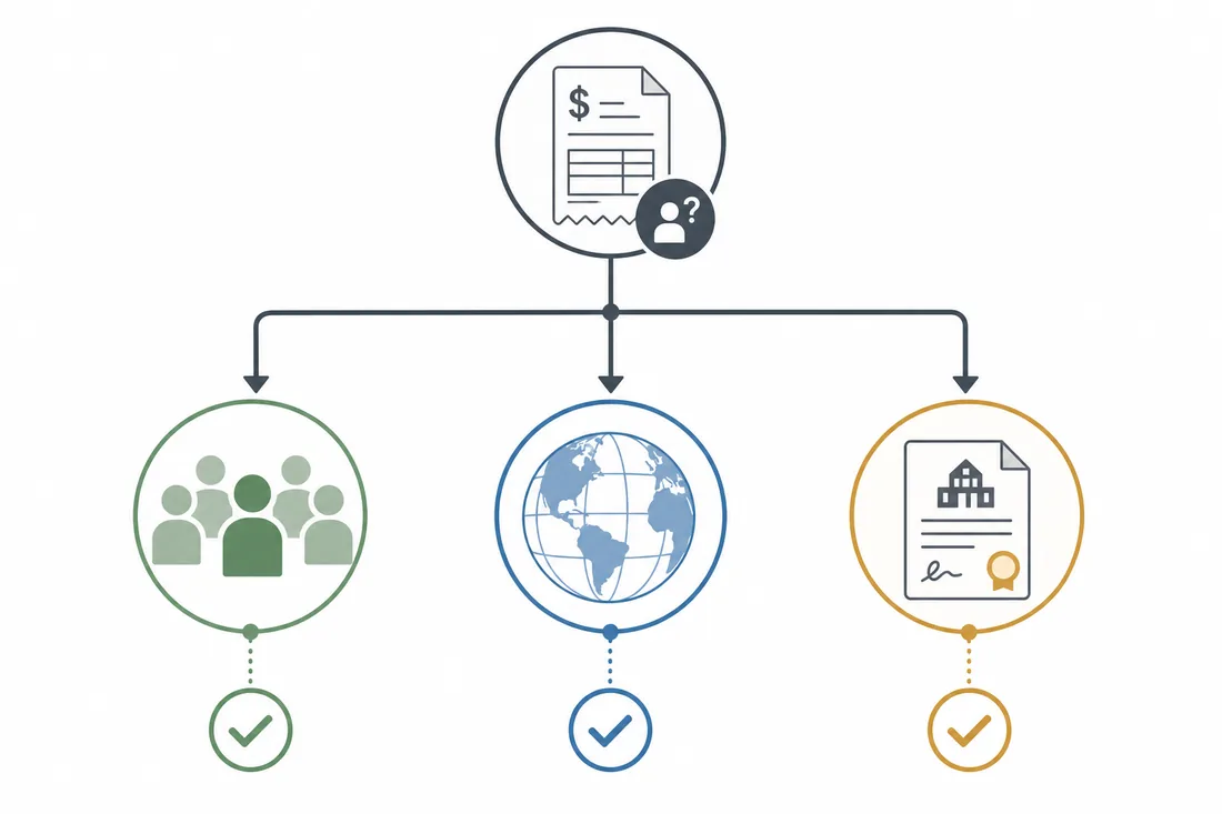 Diagrama editorial de decisión para elegir RFC genérico en operaciones de persona moral