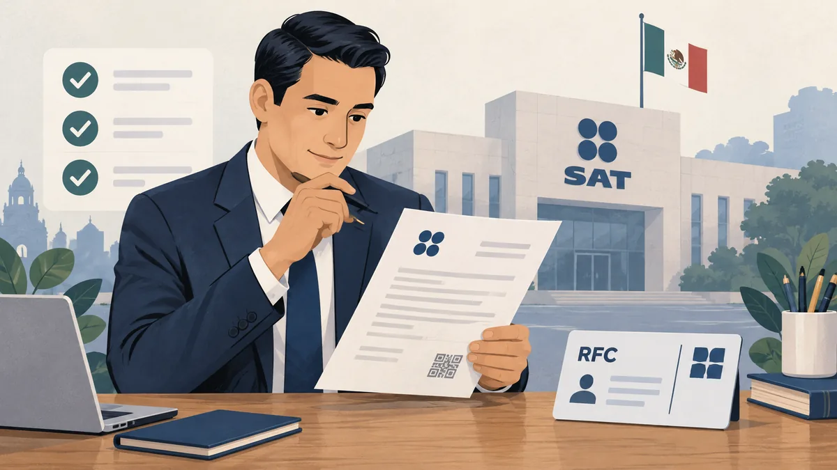Persona revisando requisitos de RFC nacional ante el SAT
