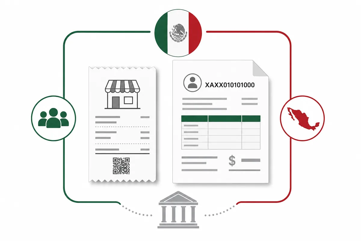 RFC público en general XAXX010101000 usado para agrupar ventas sin receptor individual